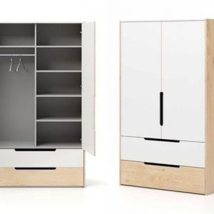 Tủ quần áo 1 cửa màu trắng TQA001